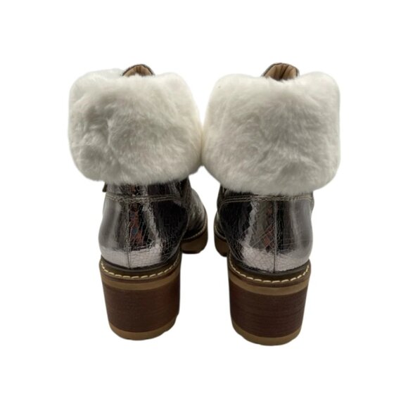 New Free People Cozy Jasper Pewter Hiker Boots Size 7.5 - Picture 9 of 10